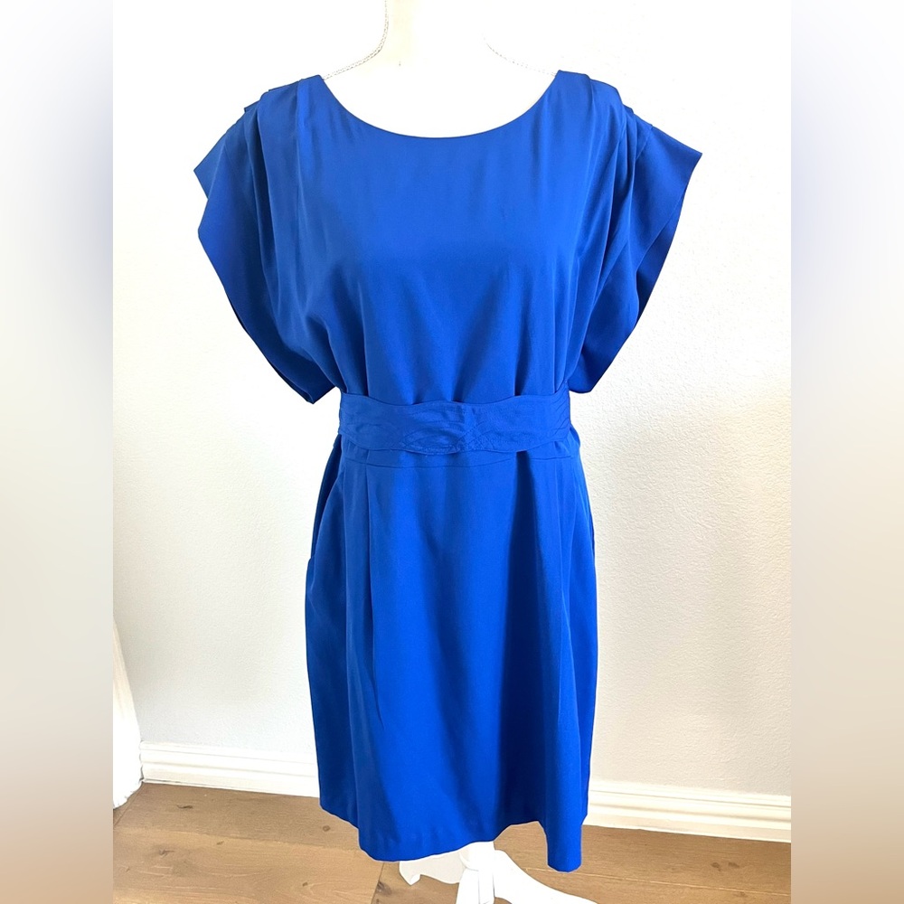Eliza J Royal Blue Midi Dress